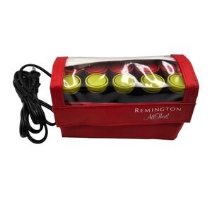 Vintage Remington All That Quick Curl Set Electric Hot Rollers Travel Bag H-1015